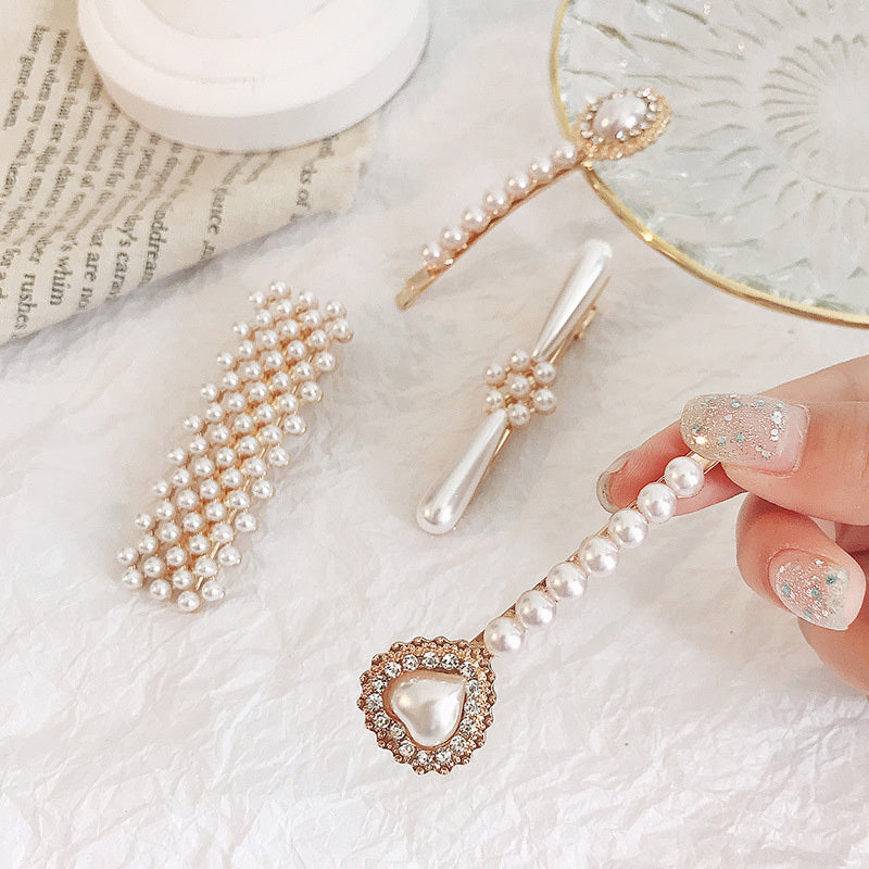 Pearl Hair Clip Retro Clip