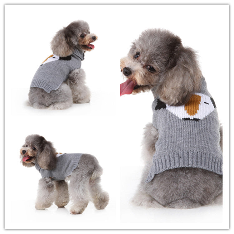 Pet supplies dog clothes sweater autumn clothes