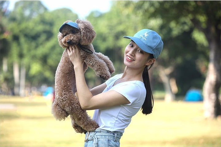 Pet outdoor picnic trip parent-child cap