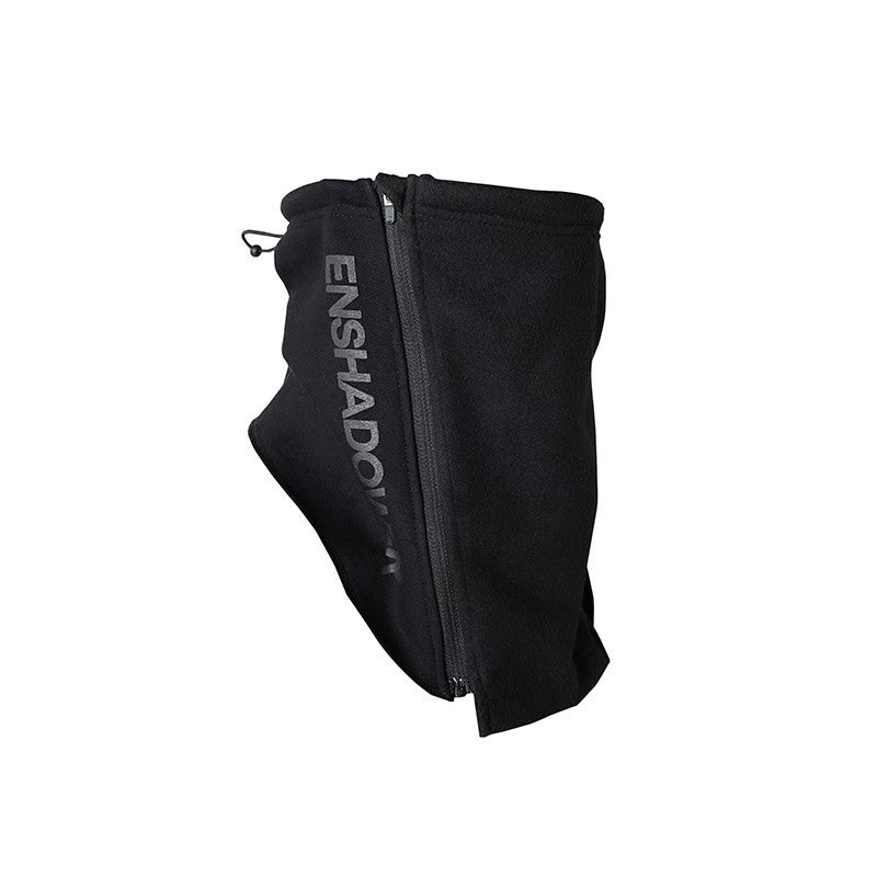 Functional Pull-cord Zipper Bib Scarf
