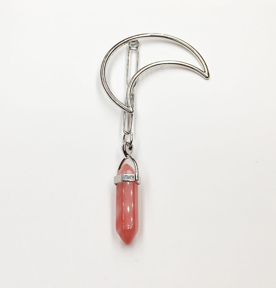 Moon hexagonal hairpin