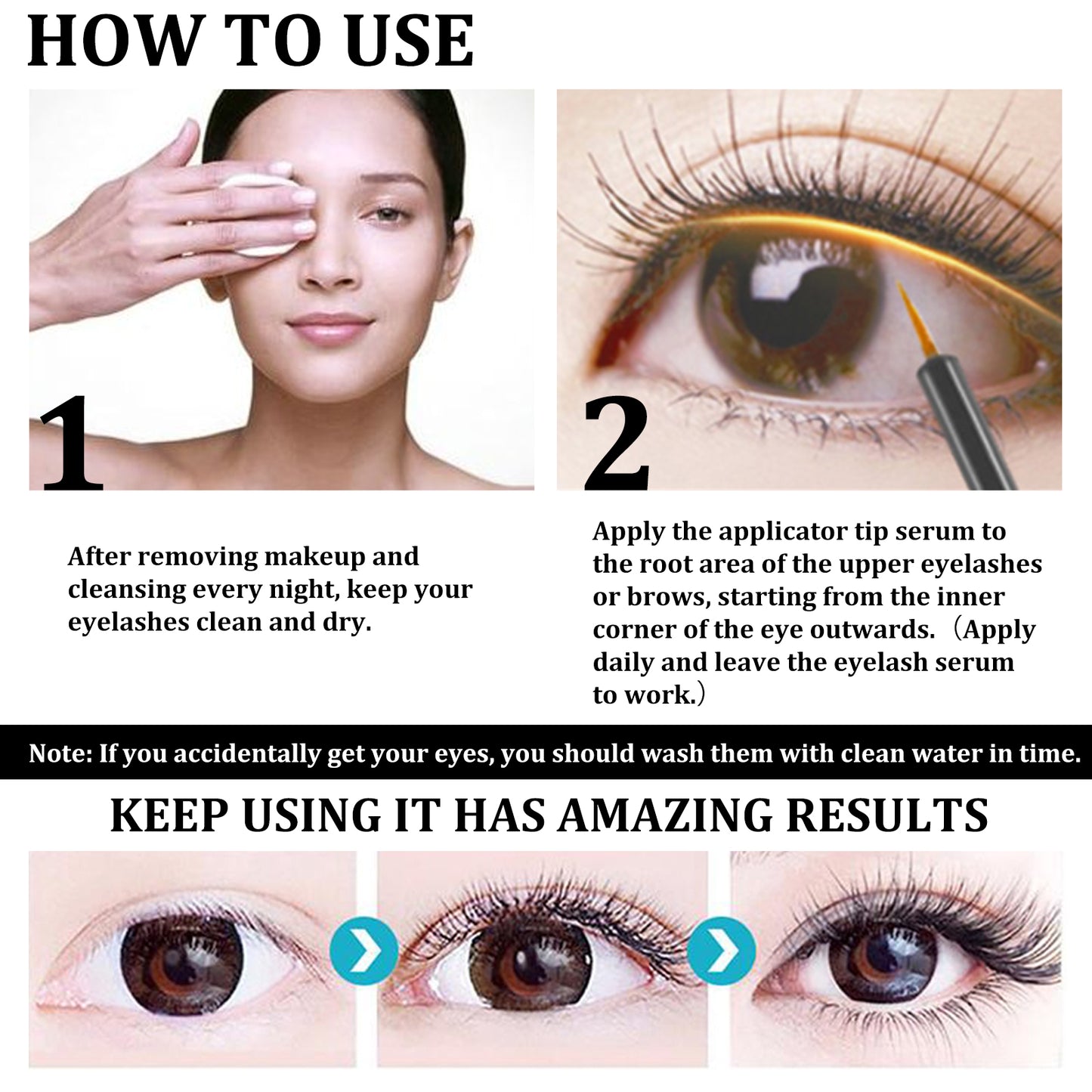 EELHOE Slimming And Lengthening Mascara Without Trace, Natural Mascara Moisturizing Mascara Black Curl Eyelashes And Eyebrows