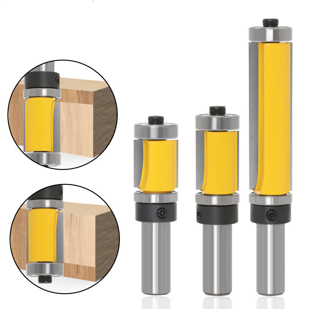 Double-bearing trimming knife slotting knife