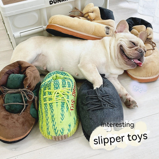 Shoes Big Dog Plush Toy Cat Pillow