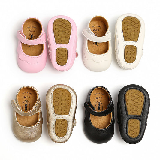Baby Girl's Solid Color Toddler Shoes