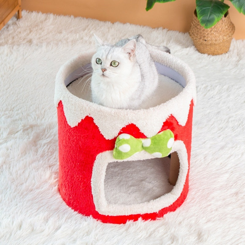 Double Layer Cat Climbing Frame Cat Nest Four Seasons Universal