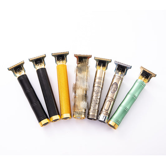 Electric Hair Clipper Men's Oil Head Electric Hair Clipper Hair Clipper Set Electric Hair Clipper Buddha Head Retro Household Cross-Border