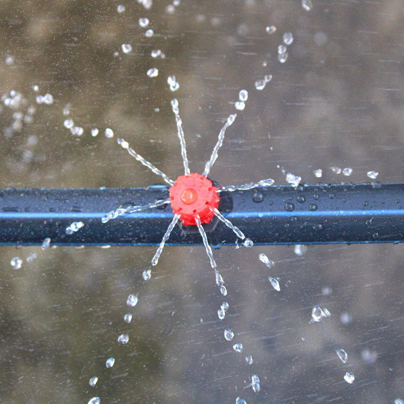 Little Red Riding Hood Dripper With Adjustable Flow Size And Detachable Sprinkler
