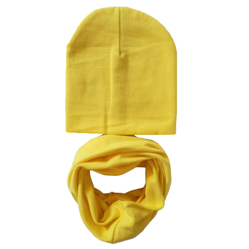 Winter Autumn Baby Boy Girl Hat Scarf Set Newborn Baby Bonnet Soft Cotton Warm Cap Kids Children Beanie Casquette Enfant