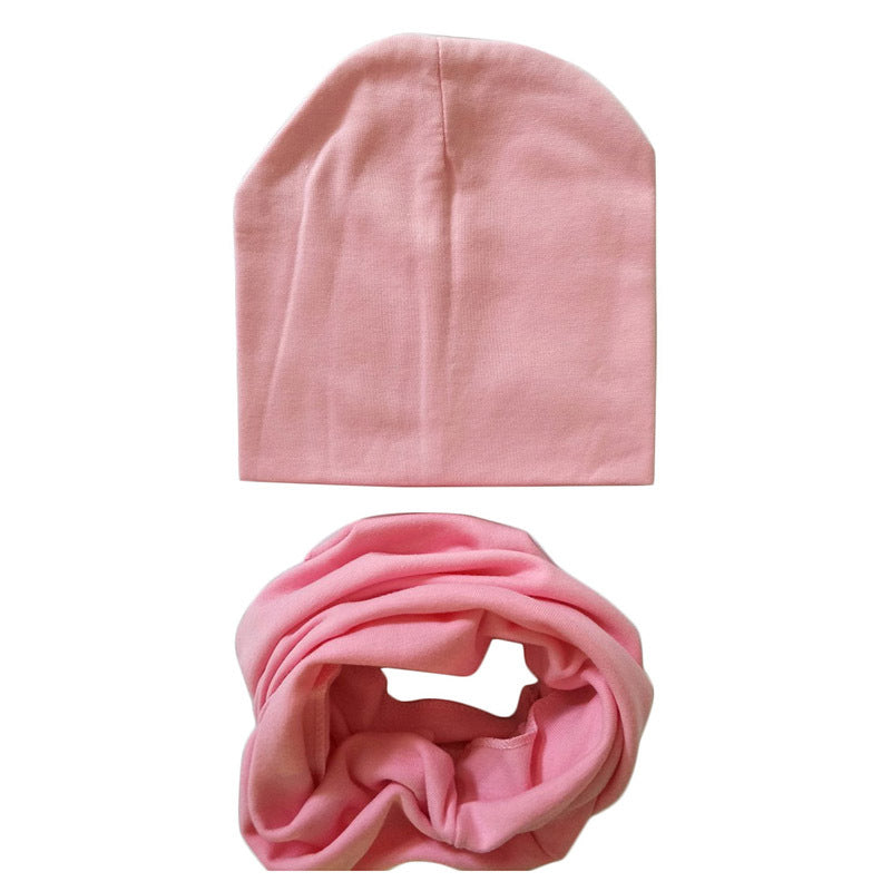 Winter Autumn Baby Boy Girl Hat Scarf Set Newborn Baby Bonnet Soft Cotton Warm Cap Kids Children Beanie Casquette Enfant
