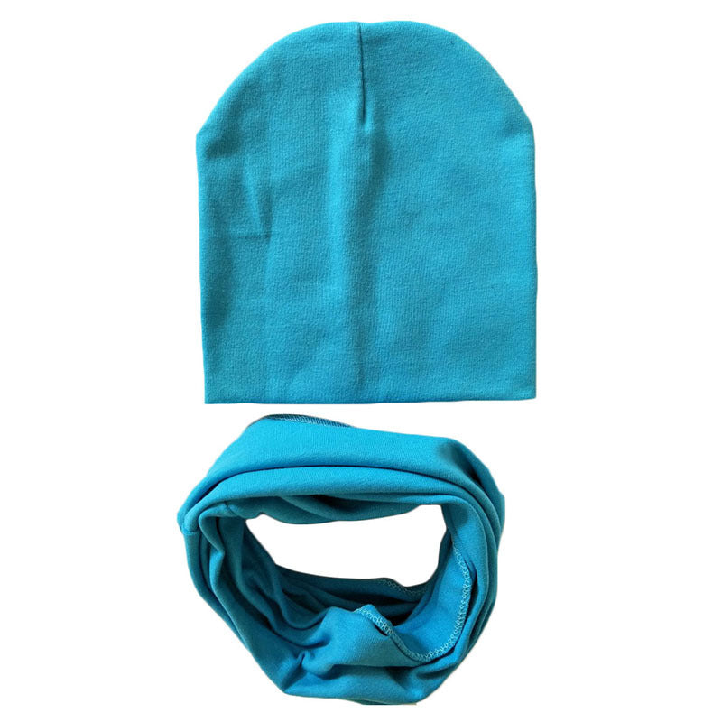 Winter Autumn Baby Boy Girl Hat Scarf Set Newborn Baby Bonnet Soft Cotton Warm Cap Kids Children Beanie Casquette Enfant