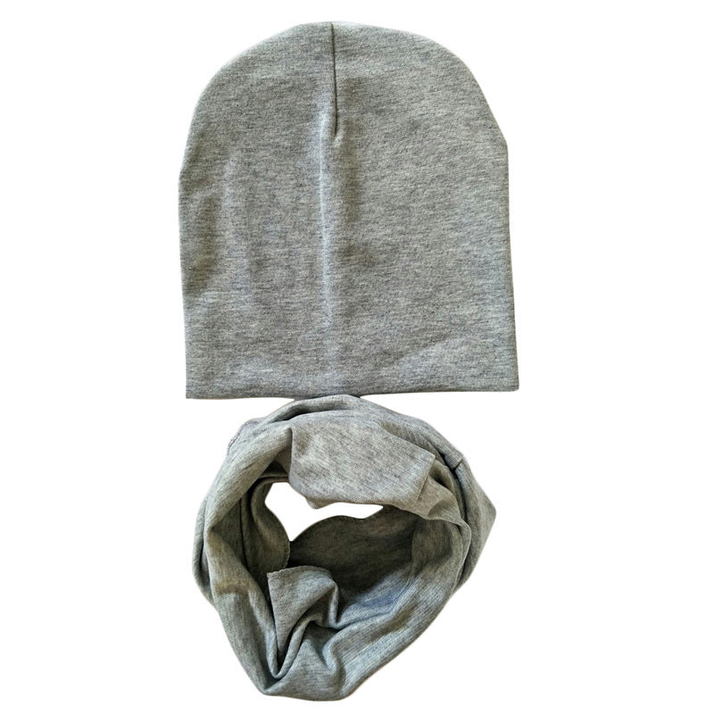 Winter Autumn Baby Boy Girl Hat Scarf Set Newborn Baby Bonnet Soft Cotton Warm Cap Kids Children Beanie Casquette Enfant