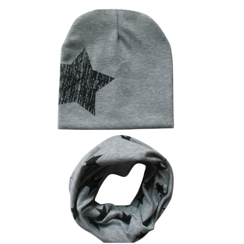 Winter Autumn Baby Boy Girl Hat Scarf Set Newborn Baby Bonnet Soft Cotton Warm Cap Kids Children Beanie Casquette Enfant