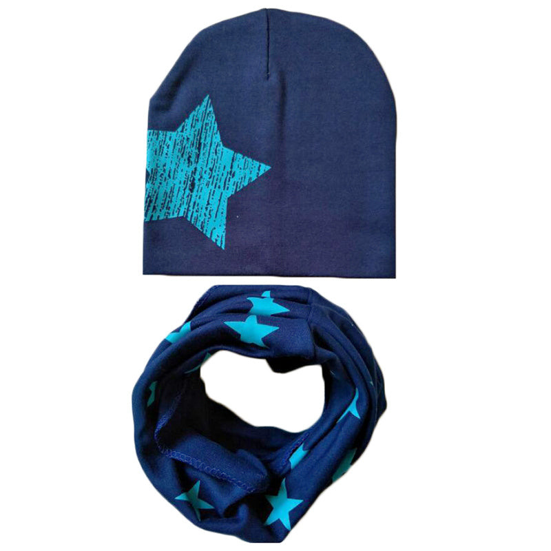 Winter Autumn Baby Boy Girl Hat Scarf Set Newborn Baby Bonnet Soft Cotton Warm Cap Kids Children Beanie Casquette Enfant