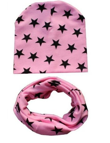 Winter Autumn Baby Boy Girl Hat Scarf Set Newborn Baby Bonnet Soft Cotton Warm Cap Kids Children Beanie Casquette Enfant