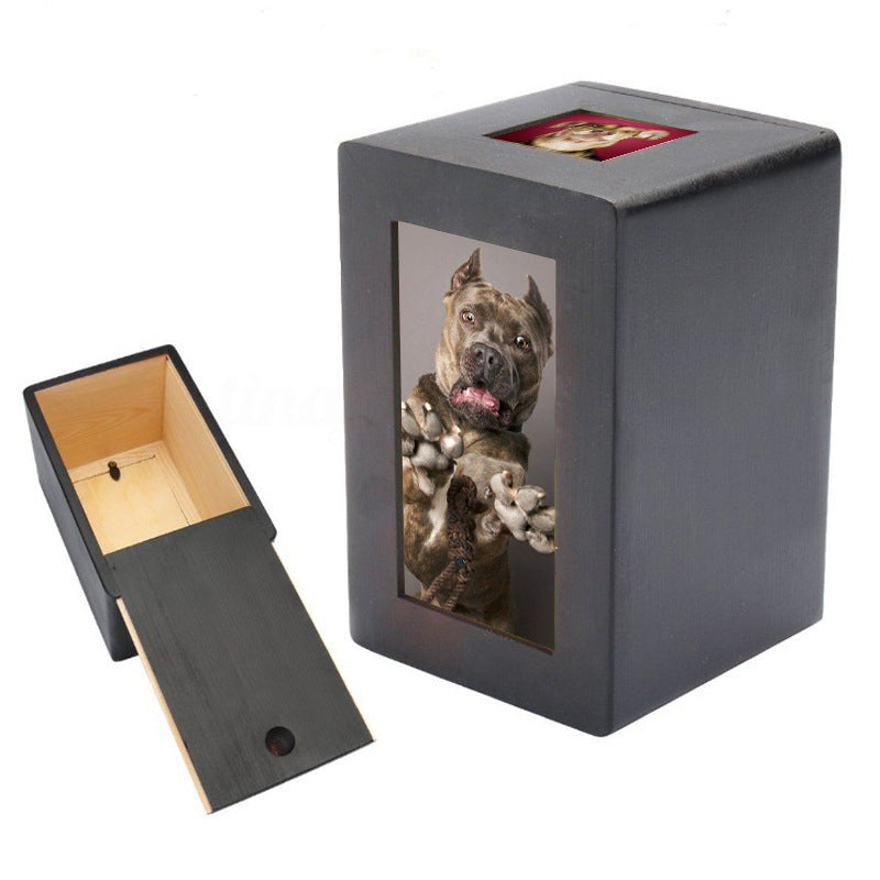 Pet Animal Bone Box Urn Cat Wooden Box