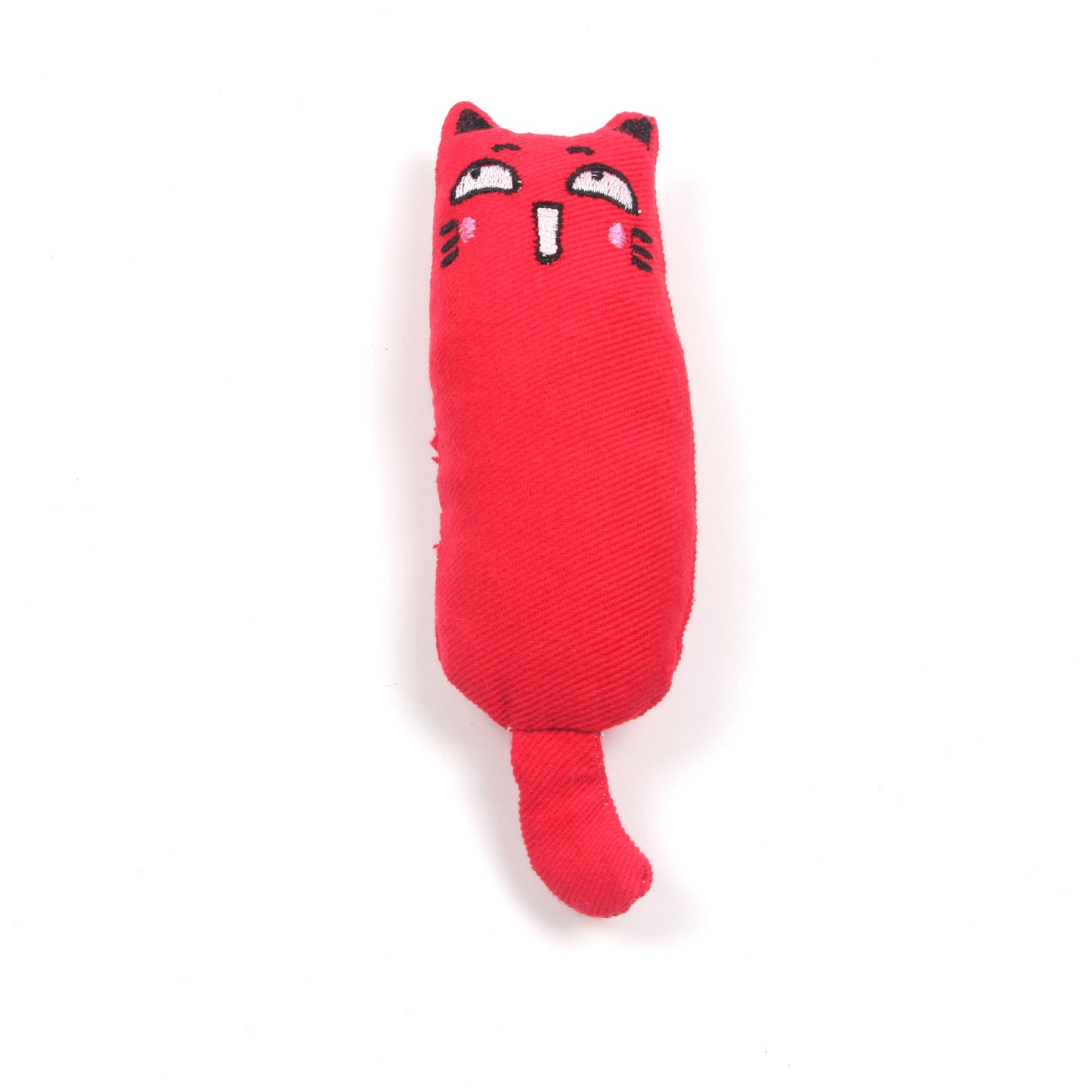 Pet Cat Toy Cute Facial Expression Thumb Toy Containing Catnip Molar Teeth Scratch Resistant Pet Plush Toy