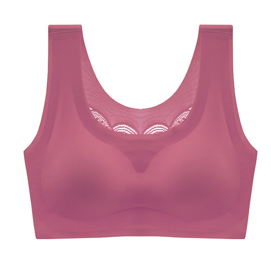 Women'S Plus Size Vest Style No Steel Ring Bra