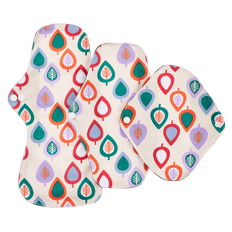 Leak-Proof Bamboo Charcoal Sanitary Napkins Washable Aunt'S Towel