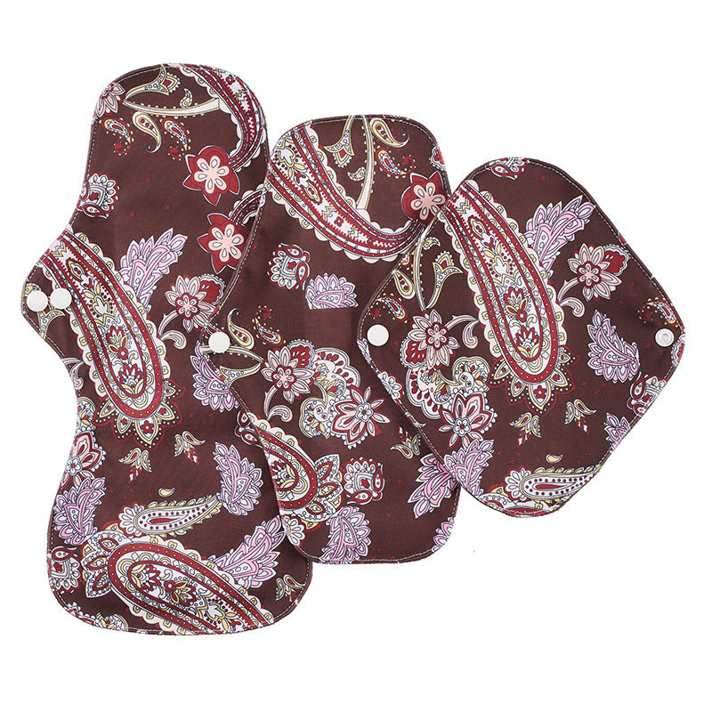 Leak-Proof Bamboo Charcoal Sanitary Napkins Washable Aunt'S Towel