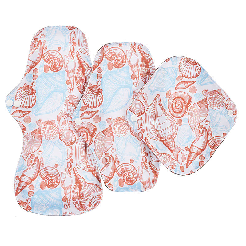 Leak-Proof Bamboo Charcoal Sanitary Napkins Washable Aunt'S Towel