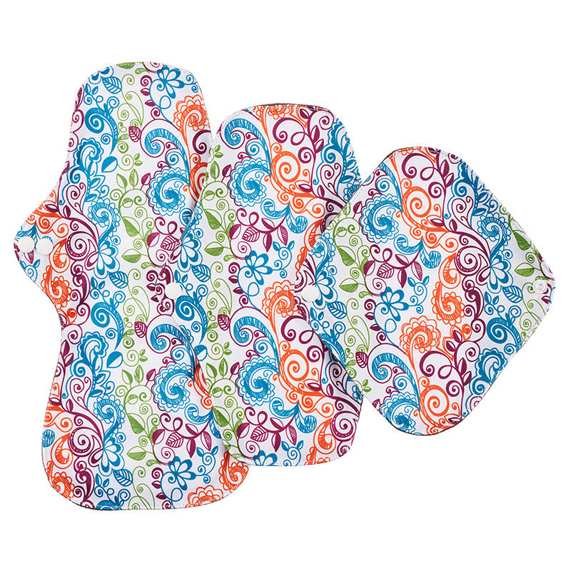 Leak-Proof Bamboo Charcoal Sanitary Napkins Washable Aunt'S Towel