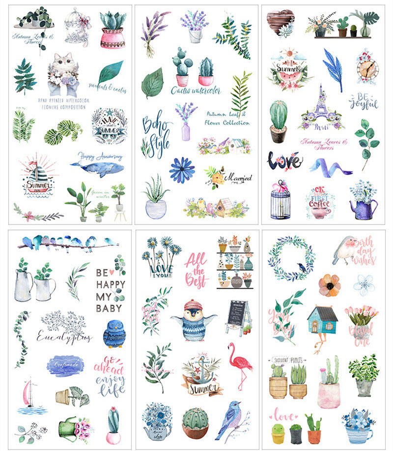 Diary Handbook Decoration Material Cultural And Creative Life Stickers