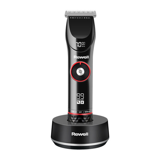 Factory Direct Sale Riwei Hairdresser Electric Push Scissors Household Electric Shaver Rechargeable Push Professional Hair Salon