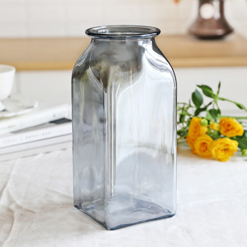 Transparent Flower Arrangement Hydroponic Rich Bamboo Lily Green Radish Ornaments