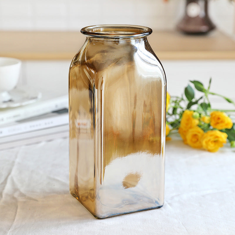 Transparent Flower Arrangement Hydroponic Rich Bamboo Lily Green Radish Ornaments