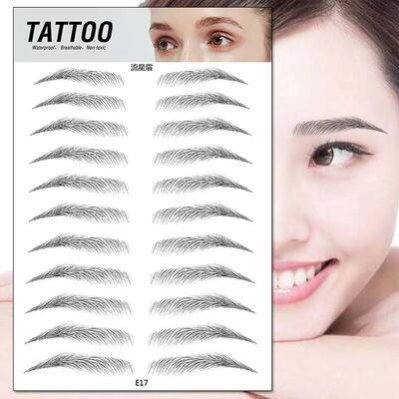 Eyebrow Stickers Semi-permanent Tattoo Imitation Ecological Tools Natural Male And Female Eyebrow 3d Stickers