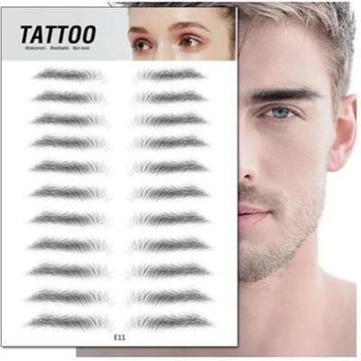 Eyebrow Stickers Semi-permanent Tattoo Imitation Ecological Tools Natural Male And Female Eyebrow 3d Stickers