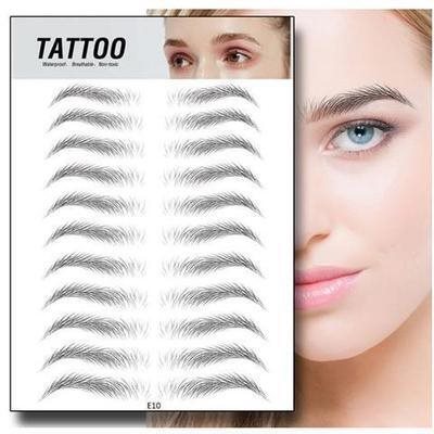 Eyebrow Stickers Semi-permanent Tattoo Imitation Ecological Tools Natural Male And Female Eyebrow 3d Stickers