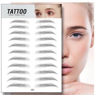 Eyebrow Stickers Semi-permanent Tattoo Imitation Ecological Tools Natural Male And Female Eyebrow 3d Stickers