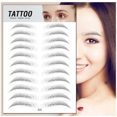 Eyebrow Stickers Semi-permanent Tattoo Imitation Ecological Tools Natural Male And Female Eyebrow 3d Stickers