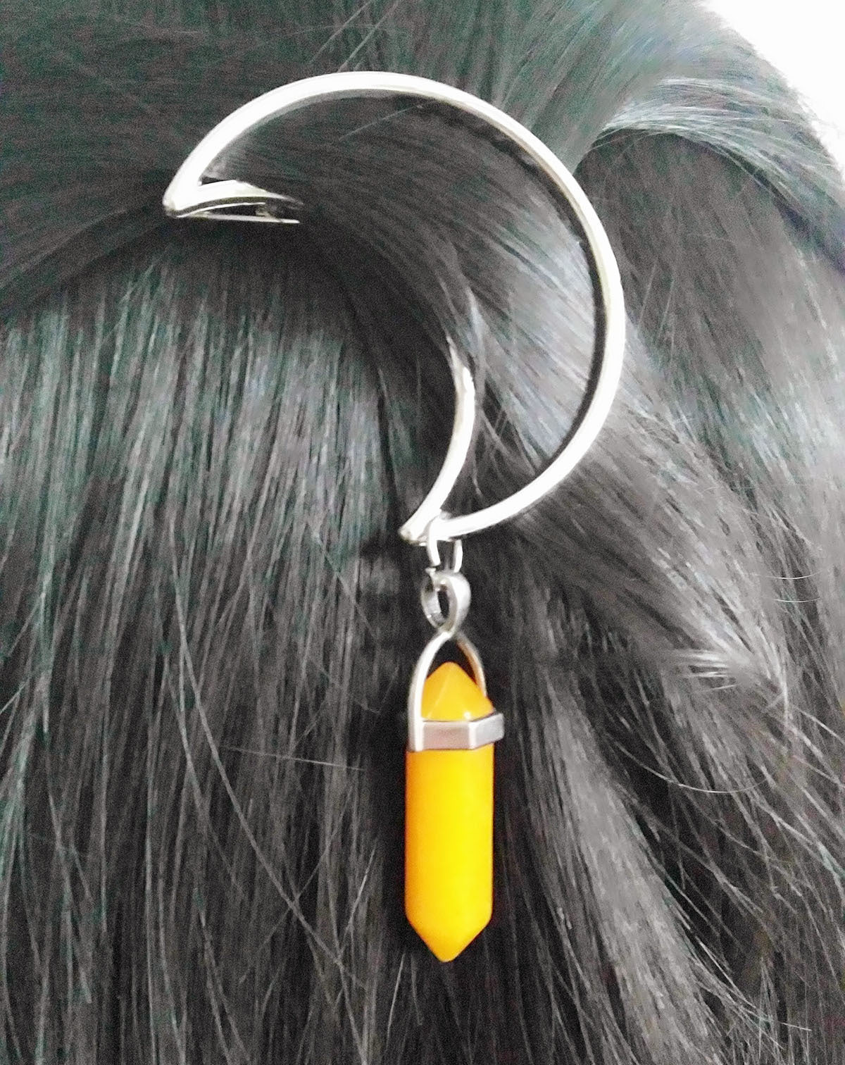 Moon hexagonal hairpin