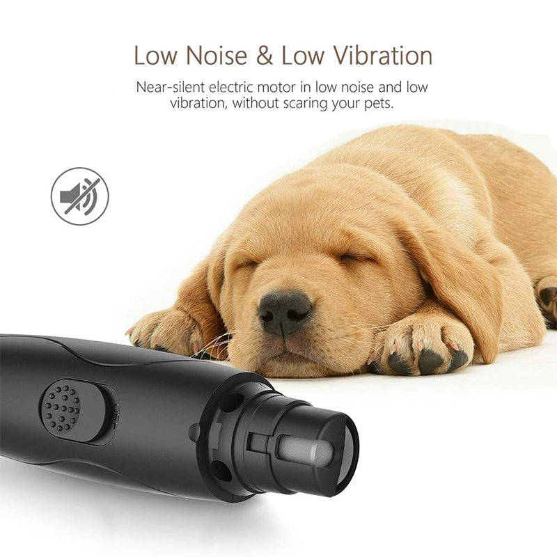 Safe Charging Low Noise Pet Electric Nail Polisher