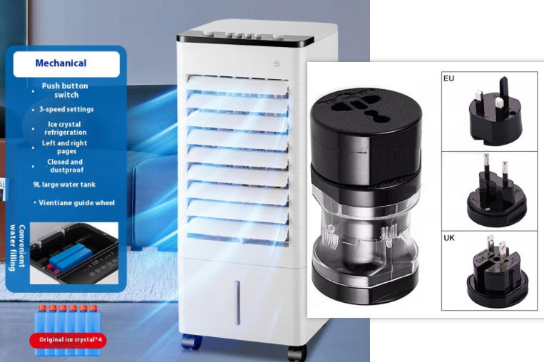 Household High-end Refrigeration Fan Voice Remote Control Cold Water Fan