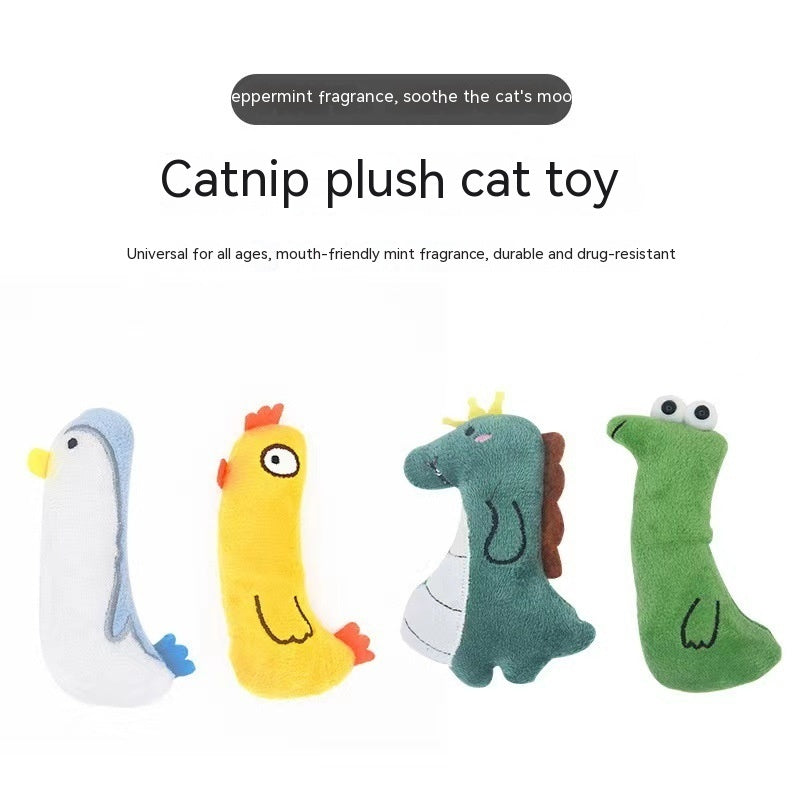 Pet Plush Toy Bite-resistant Catnip