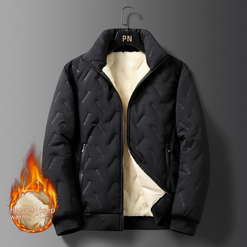 Berber Fleece Cotton Coat Fleece-lined Thickened Cold Protection Warm Winter