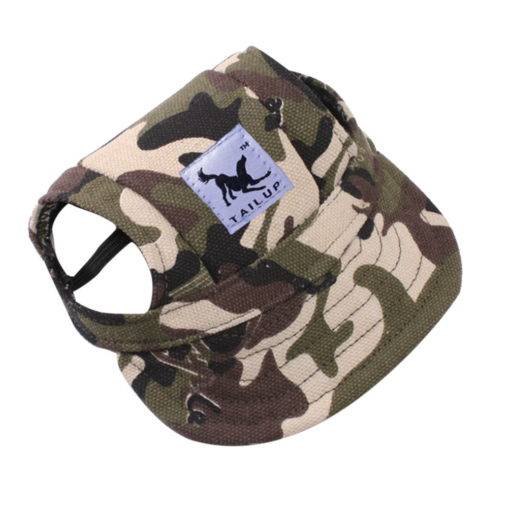 Pet Supplies New Fashionable Oxfordand Dog Costume Hat Baseball Outdoor Tourist Sun Hat