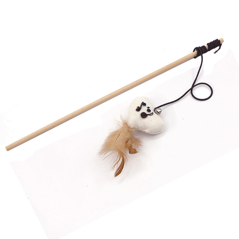 Funny cat stick bite resistant cat toy