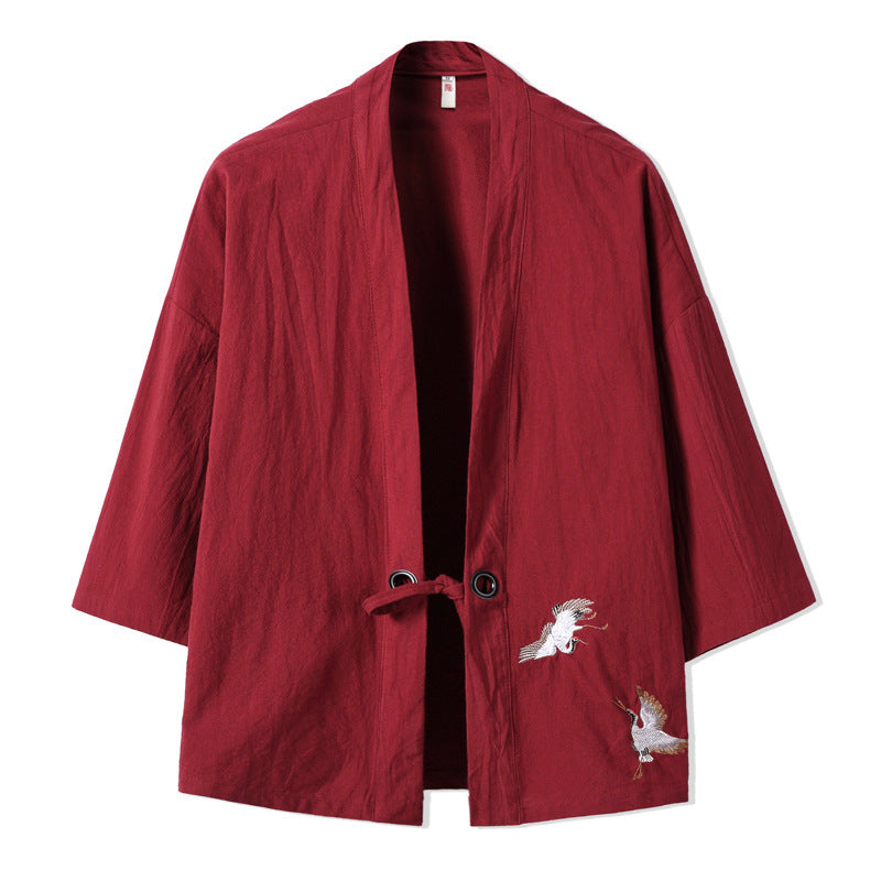 Short Cape 7 / 4 sleeve road Robe