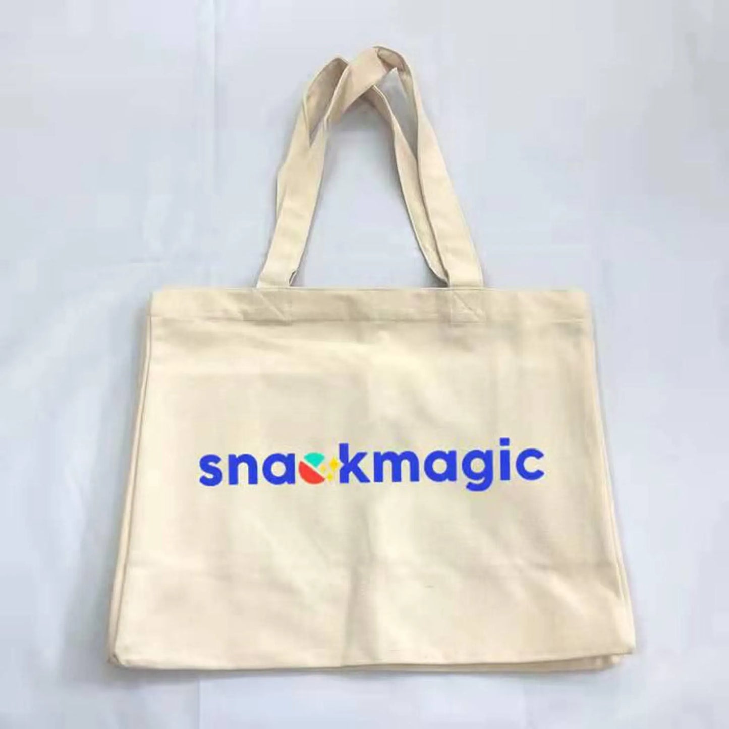 Reusable Organic Cotton Tote Mesh Bag with 6 Internal Sleeves and Logo
