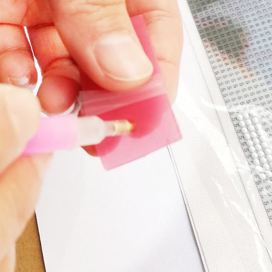 DIY cross stitch wolf decoration painting