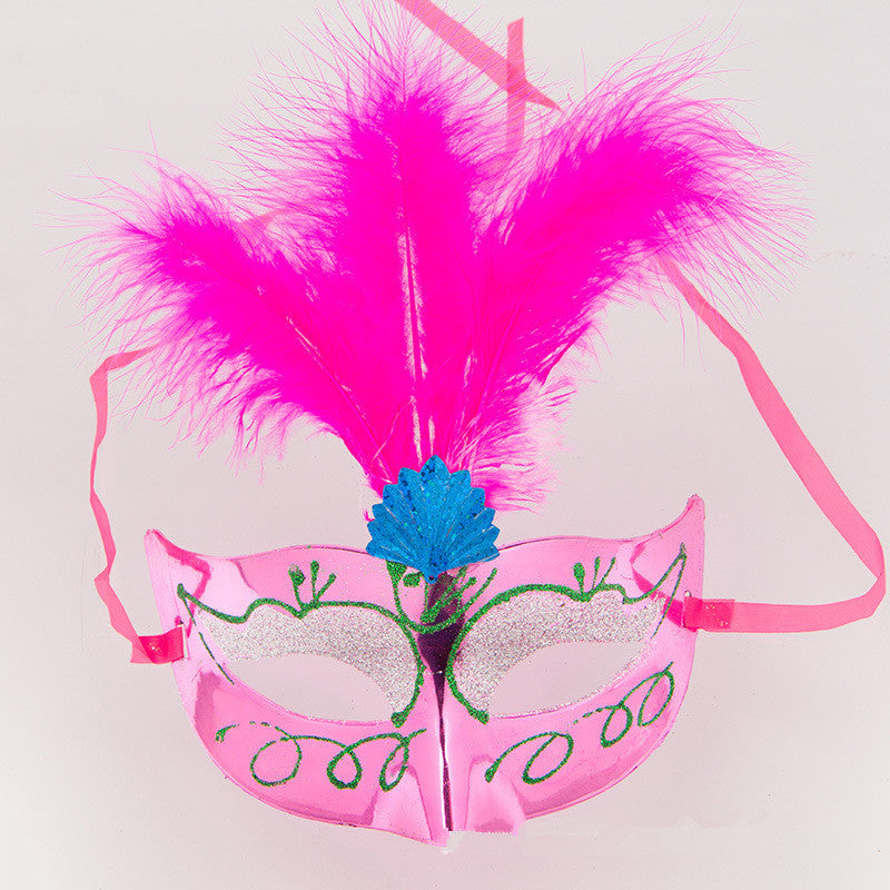 Feather glow headgear
