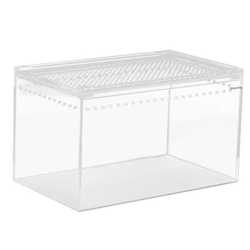 Crawler Acrylic High Permeability Feeding Box