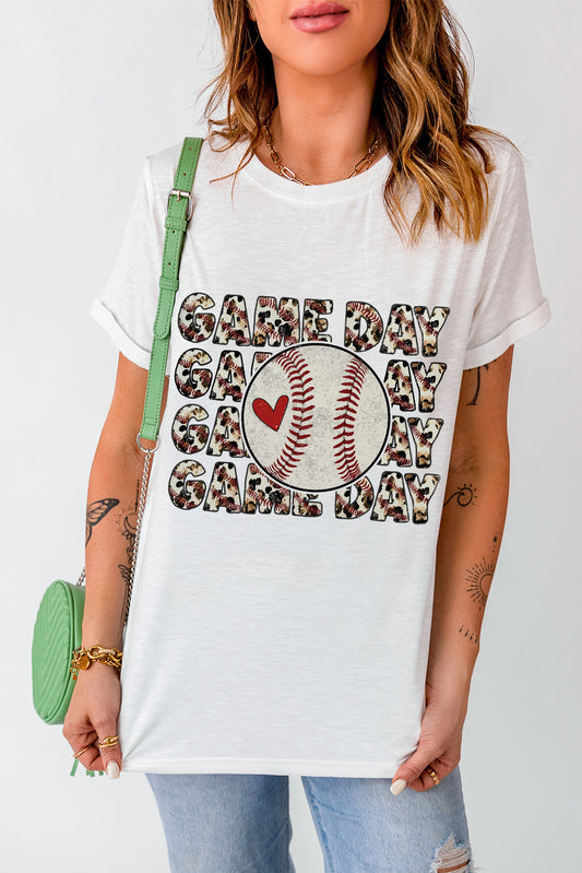 round neck short sleeve womens tops