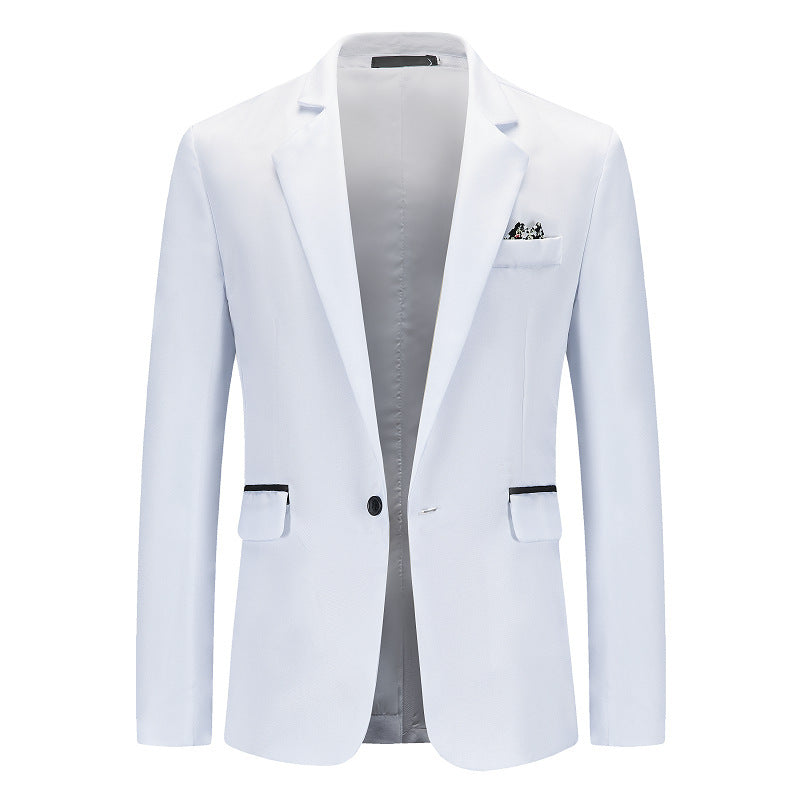 New Men's Loose Single-breasted Business Suit Jacket