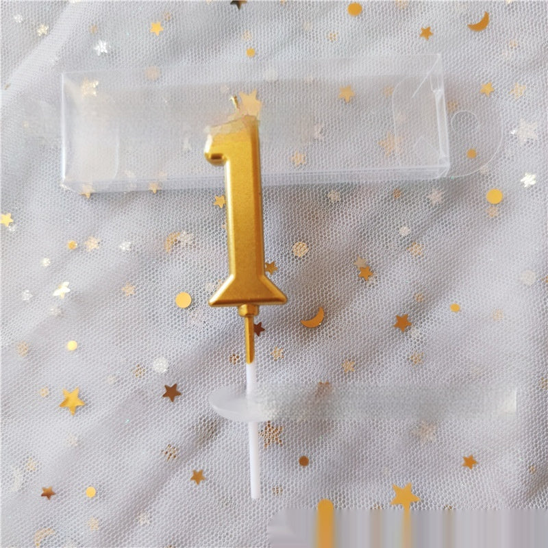 Digital Candle Birthday Cake Baking Decoration